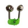 100Pcs Loud Alarm Fishing Rod Indicator Alarm Fishing Rod Bell Rod Clamp Twin Bells Outdoor Fishing Accessories Tools