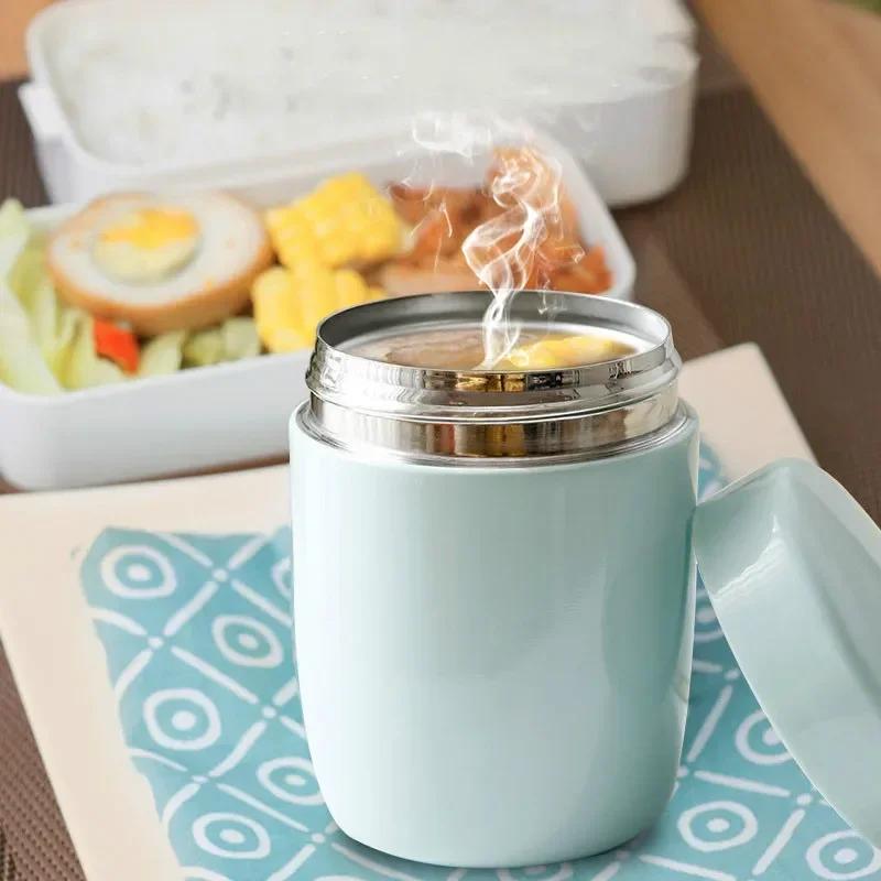 250ML Portable Insulated Lunch Box Bucket Lunch Boxs Stainless Steel Small Capacity Food Soup Container Vacuum Insulateds Cup