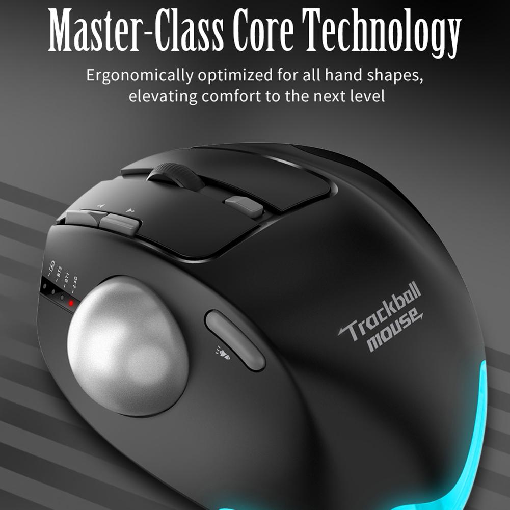 Vertical Gaming Mouse 2.4G Ergonomic Gamer Mice 4800DPI 5 Level DPI Adjustable for PC Computer Accessories