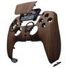 eXtremeRate LUNA PS5 Controller Replacement Front and DIY Replacement Housing Shell and Touchpad Cover with Wood Grain Design (BDM-010, BDM-020,