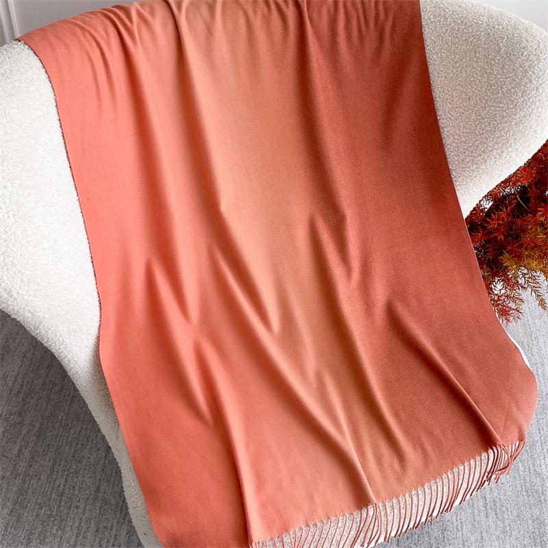 New 40 Color Winter Scarf for Women Long Warm Cashmere Scarves Hijab Solid Lady Shawl Wrap Pashmina Bandana Stoles 70X190Cm