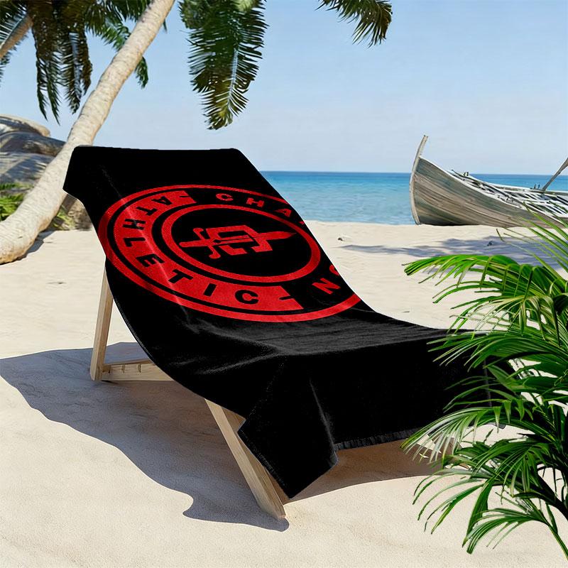 Charlton Athletic Print Beach Towel, Large Soft Quick Dry Towel for Beach Camping Swimming