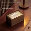 High-End Wooden Tissue Box for Living Room, Coffee Table, or Hotel - New Chinese Style with Customizable Logo Option