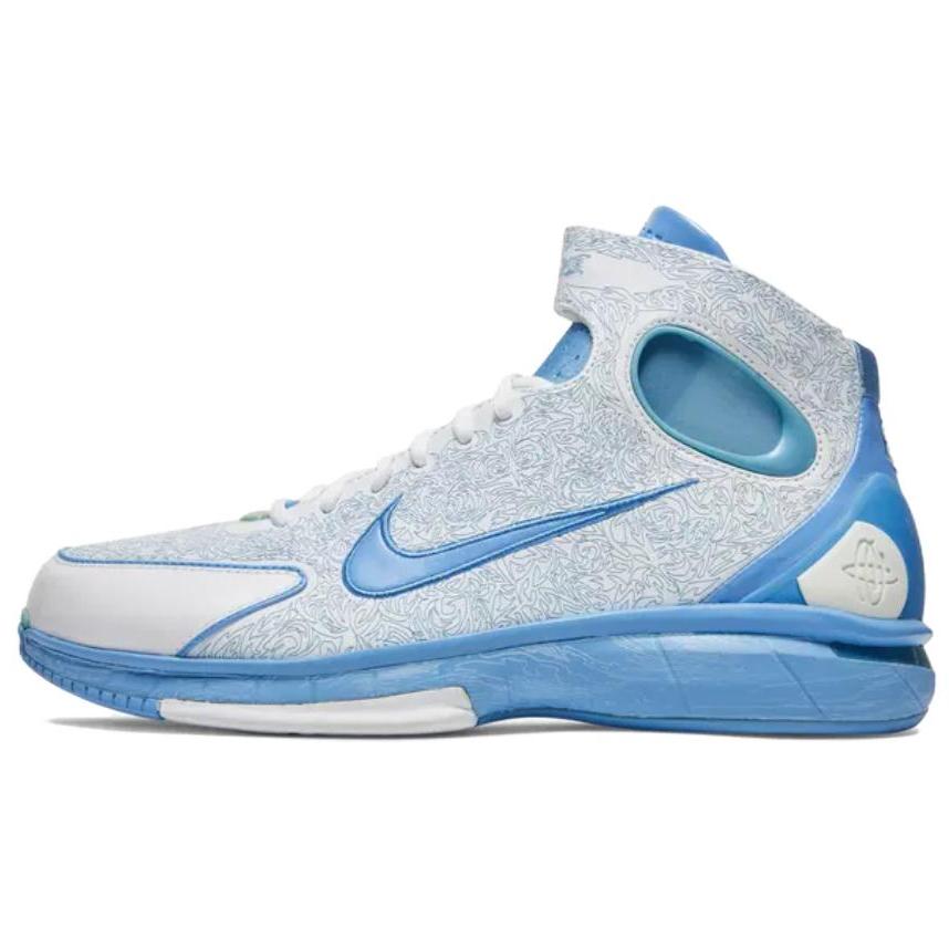 

Nike Air Zoom Huarache 2K4 Стійкі до ковзання та стирання Високі вінтажні баскетбольні кросівки Унісекс Білі Сині 309957-141 40.5