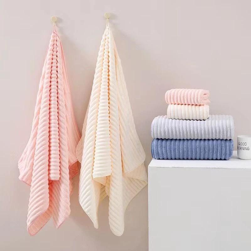 Newcomer 0.01 Coral Fleece Bath Shawl: Thick, Quick-Drying, Absorbent Beach Towel