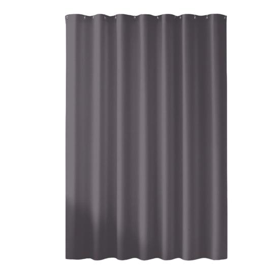 Modern Plastic Shower Liner, Solid Color PEVA Shower Curtain, Waterproof Shower Curtain Liner with Grommets for Bathroom 180x180cm