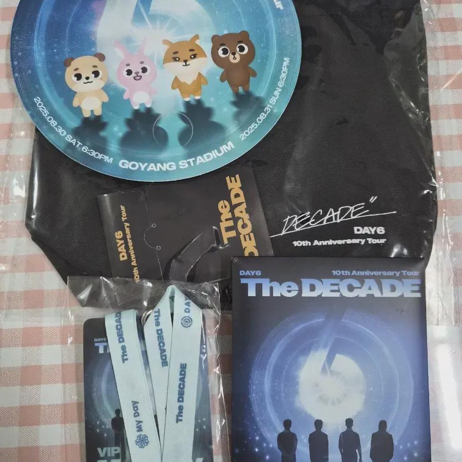 

DAY6 Day6 The Decade 10th Anniversary Tour Мерч Набор Входная Фотокарточка