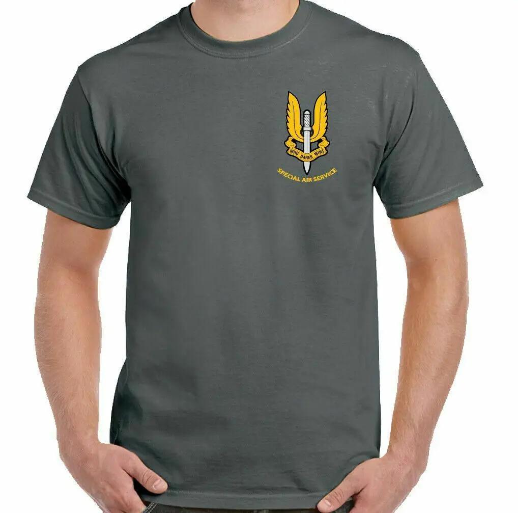 Unisexs SAS TShirt Special Air Service British Forces Elite He Who Dares Wins Unisex TShirts