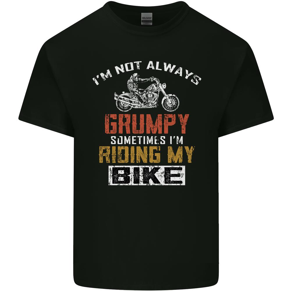 Im Not Always Grumpy Biker Motorcycle Kids T-shirt Childrens M