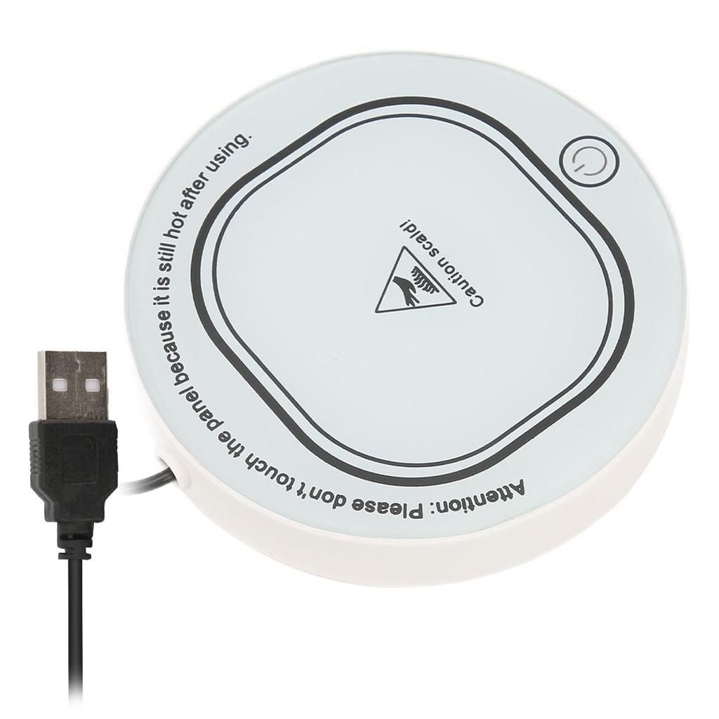 Cup Warmer Pad Constant Temperature USB Intelligent Utility Cup Heating Mat for Coffee Milk Tea