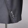 ROMON Men's Slim Fit 3-Piece Business Wedding Suit Set