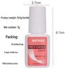 Taiwan Pink Nail Art Adhesive - 2g Wearable Glue for False Nails In Small Round Bottle