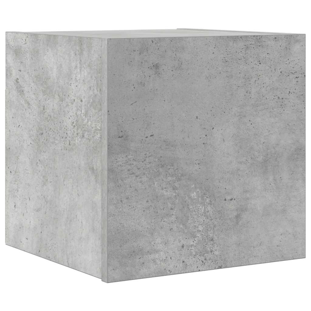 Wall Mounted TV Cabinet Concrete Grey 30.5 X 30 X 30 Cm