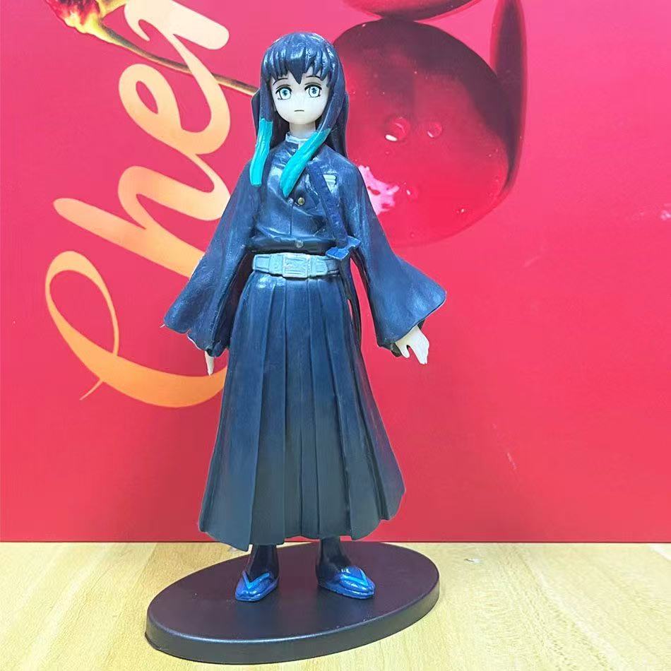 @Anime Demon Slayer Kimetsu no Yaiba Figure Kamado Tanjirou Action Figure Agatsuma Zenitsu Nezuko Warrior PVC Model Toys**