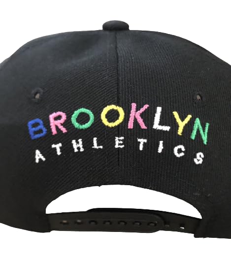 Sproutsy Men's Unisex Black Hip Hop Flat Visor Cap