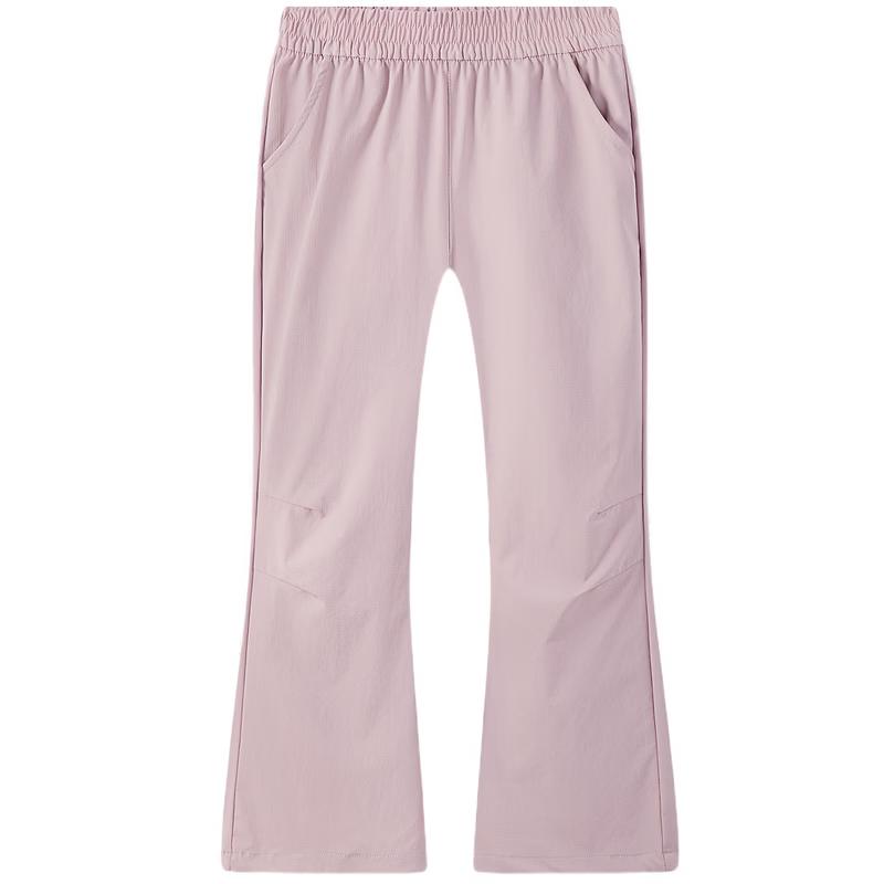 MQD Girls High Elastic Yoga Flare Pants 150cm светло-розовый