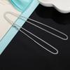 40-75cm   Copper Necklace 16/18/20/22/24/26/28/30 Inch 2MM String Chain for Women Men for Jewelrys Pendants