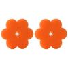 Marna K364O Flower-Shaped Kitchen Sponges, Orange, 2 Pieces
