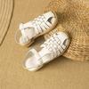 Fashion Women's Sandals 2025 Retro Cut Gladiator Style Summer Shoes Soft Braid Peeping Toes Women's Outdoor Sandals Platform Sandals