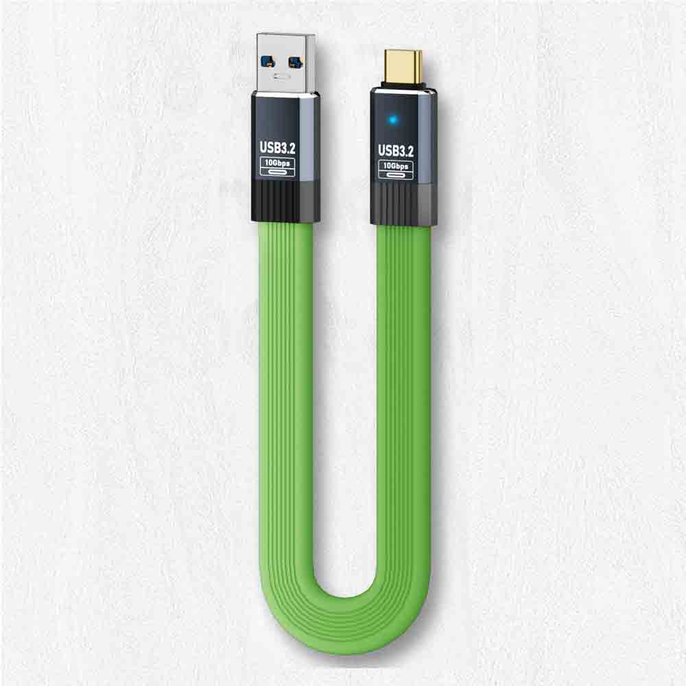USB3.2 Soft Board Data Cable USB A toType-C 36W Fast Charging Cable 10Gbps Transmission Suitable for Mobile Phones and Computers