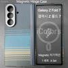 For Samsung Galaxy Z Fold 7 Magnetic Hinge Case Central  Hinge Protection Cover Aramid Fiber Magnetic Magsafe Case Ultra Thin
