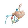 Elegant Lattice Heart Ribbon Bows Bag Pendant Handmade Mobile Phone Chain Backpack Decoration for Fashion Enthusiasts