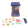 Kids Claw Machine Improve Eye Hand Coordination Interactive 10 Dolls and 10 Capsules Doll Grabber Machine Toy for