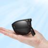 UV400 anti ultraviolet sunscreen Sunglasses men's convenient oval frame sunglasses folding Sunglasses Women's polarizers