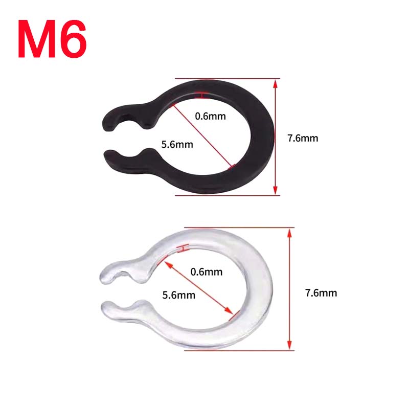 100-500Pc M3-M9 Stainles Steel/65Mn C-type Retaining Clip Snap Ring C Type External Circlip Retaining Rings Shaft Circlip Washer