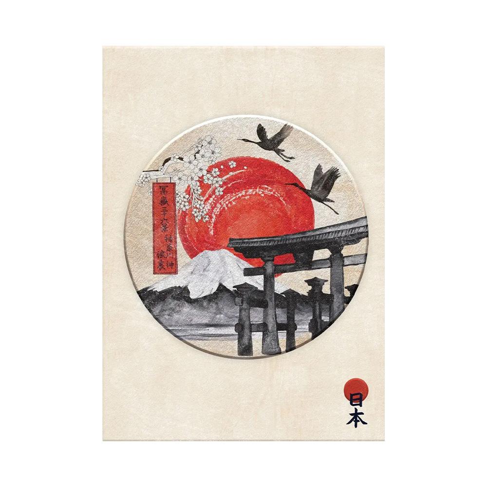 Japanese Landscape Samurai Geisha Bonsai Torii Gate Sakura Art Poster Canvas Painting Wall Prints Picture for Room Home Decor