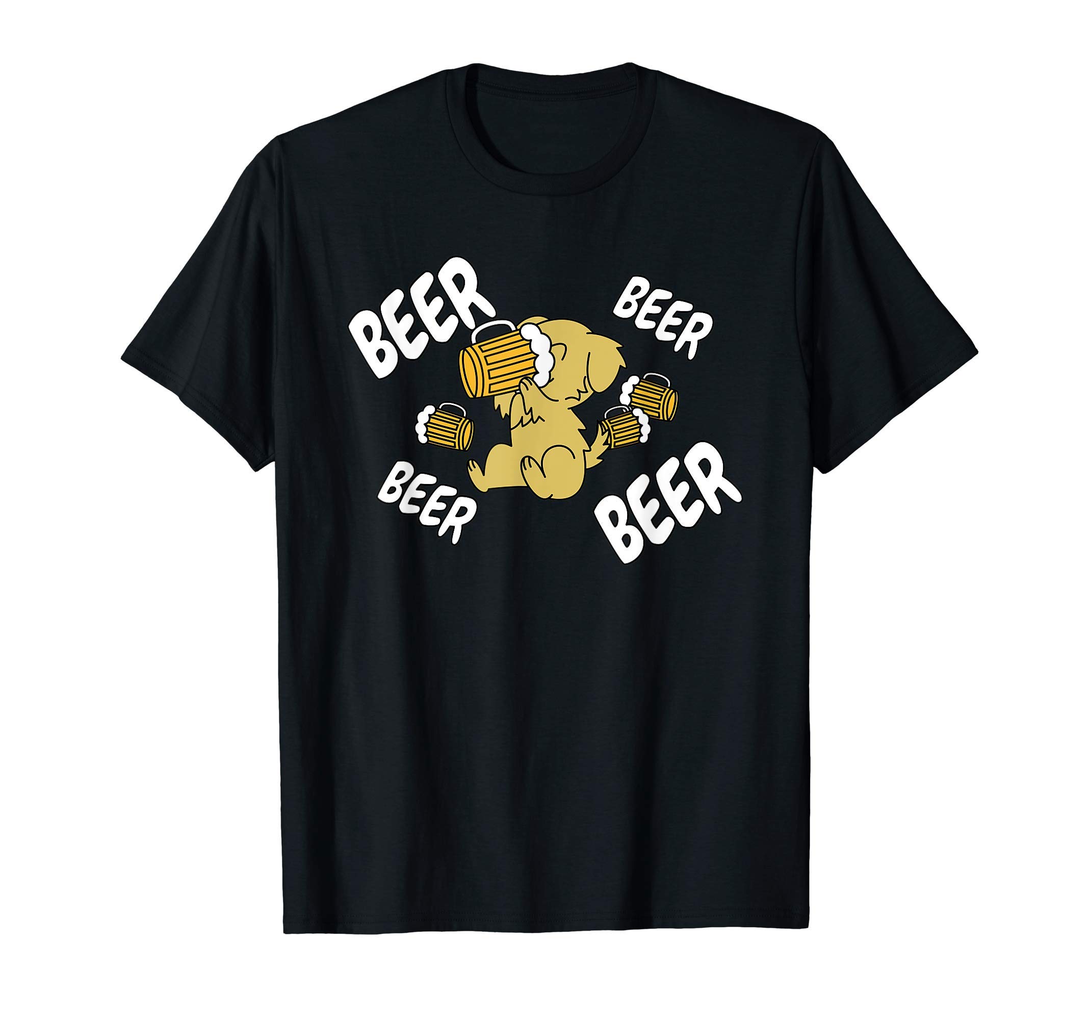 

Beer Golden Retriever Dog T-Shirt