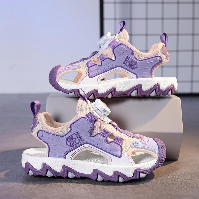 28-39 Kids' Beach Sandals Closed Toe Anti-collision Girls' Beach Sports Sandals for Boys