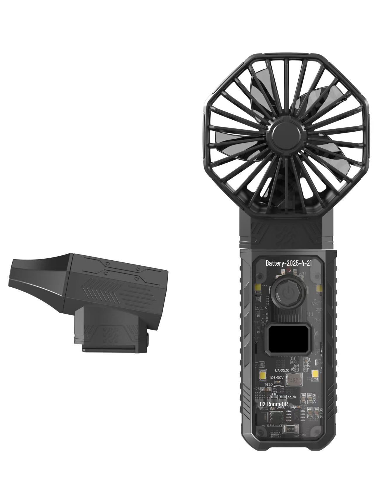 Pineapple-kun High-Speed Brushless Turbo Fan - Super Strong 6-Channel Boost 250*134*55MM