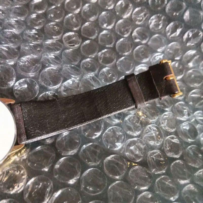 Used RADO quartz watch gold dial date display