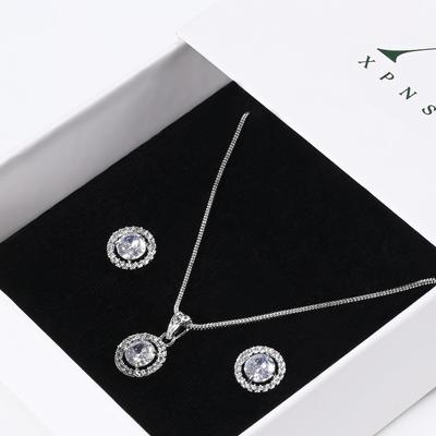 Set regalo con ciondolo di lusso per donne, ragazze e lei