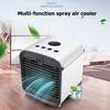 Portable Mini Air Conditioner Fan 3 Gear Speed with 18650 Battery Desktop Air Conditioning Cooler Home Office Desk