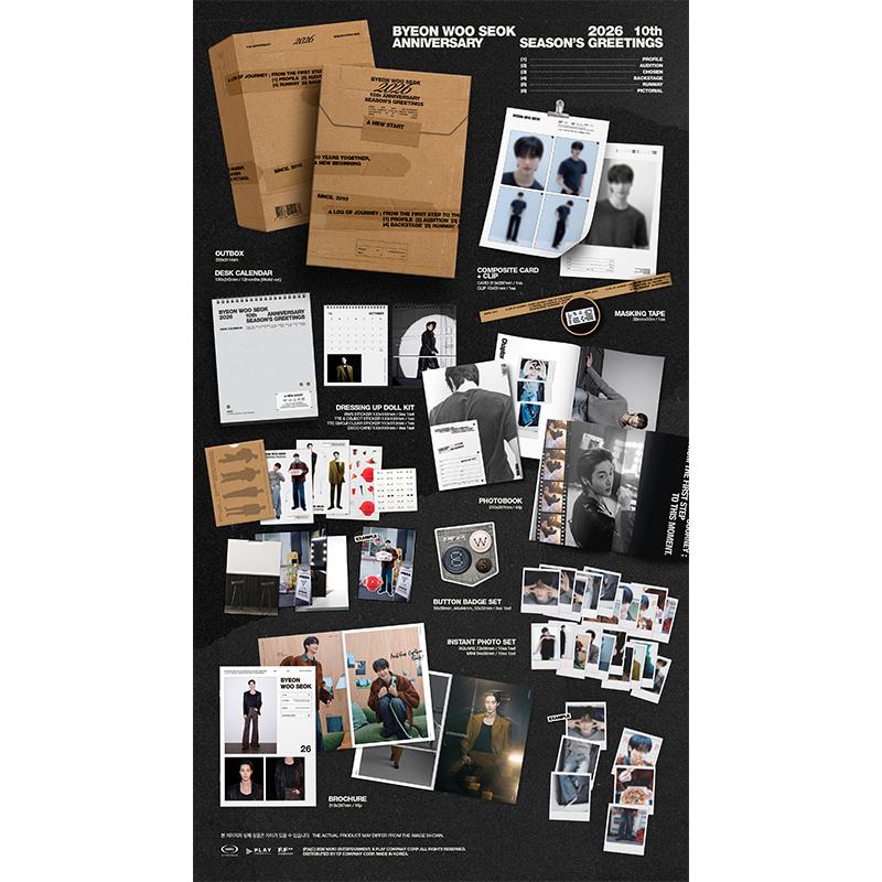 [Precomandă] BYEON WOO SEOK 2026 Sărbători de Sezon pentru a 10-a Aniversare (Beneficiu online)