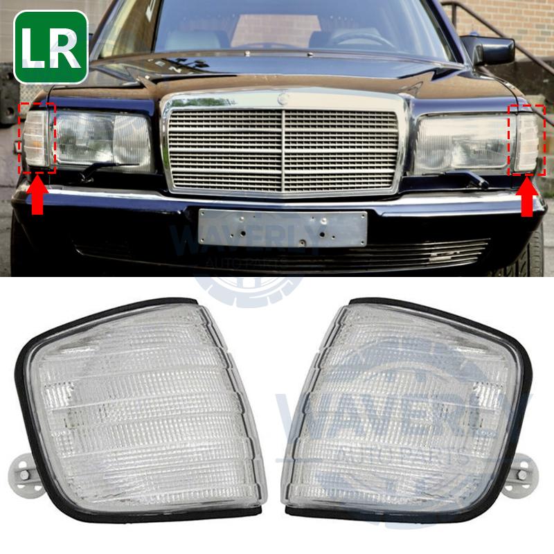 for 1980-1991 Mercedes Benz W126 260SE 280SE 300SE 380SE 420SE Front Marker Turn Signal Indicator Lamp 0008209021 0008209121