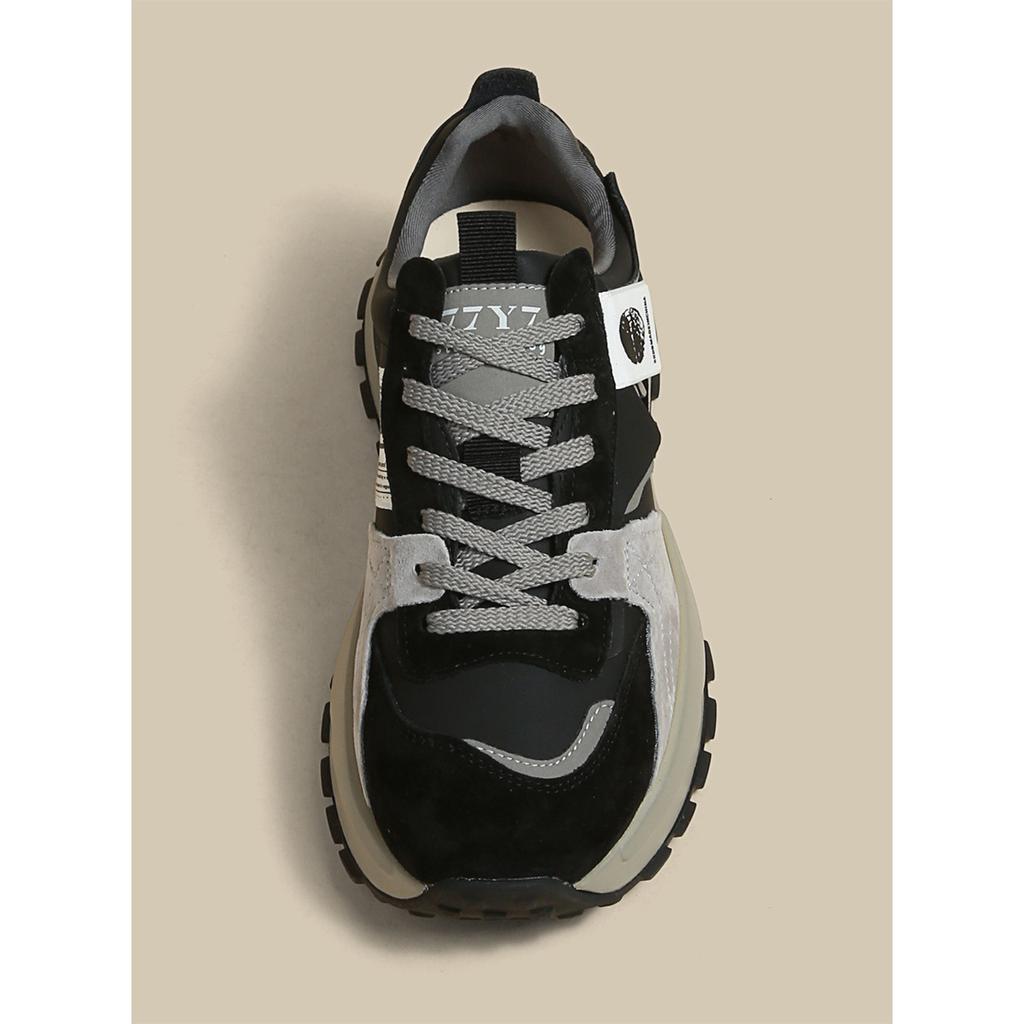 Waffel Forrest Gump Schuhe Damen Frühling Neu Trendy Dicke Sohle Farblich Passend Lässig Sportlich Laufschuhe Daddy Schuhe