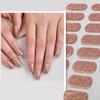 Gel Nail Polish Stickers Full Wraps Nail Stickers UV/LED-Lamp Required Cured Gel Nail Strips for Women Girls