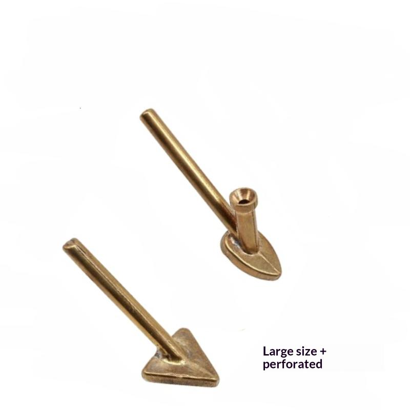 Triangle Soldering Iron Tips Car Bumper Repair Welding Head Flat Iron Tip For Leather Plastic Dent Removal Auto Repair Hand Tool