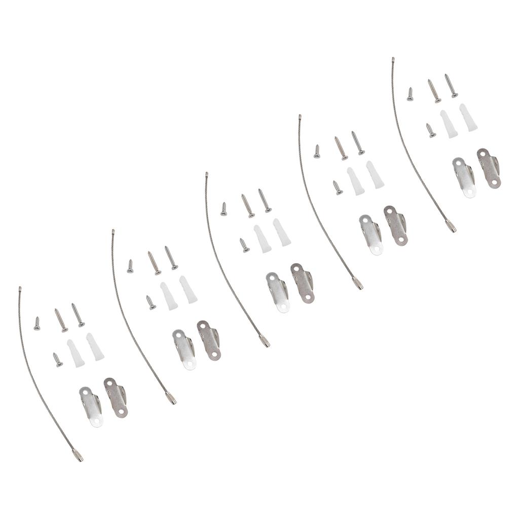 5 Set Furniture Anchors Prevent Tip for Baby Proofing Dresser Wall Safety Fasteners Earthquake Straps