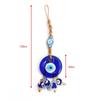Craft Colorful Bead Demon Eye Pendant Car Hanger Decoration Blue Eye Key Chain Home Wall Hanger