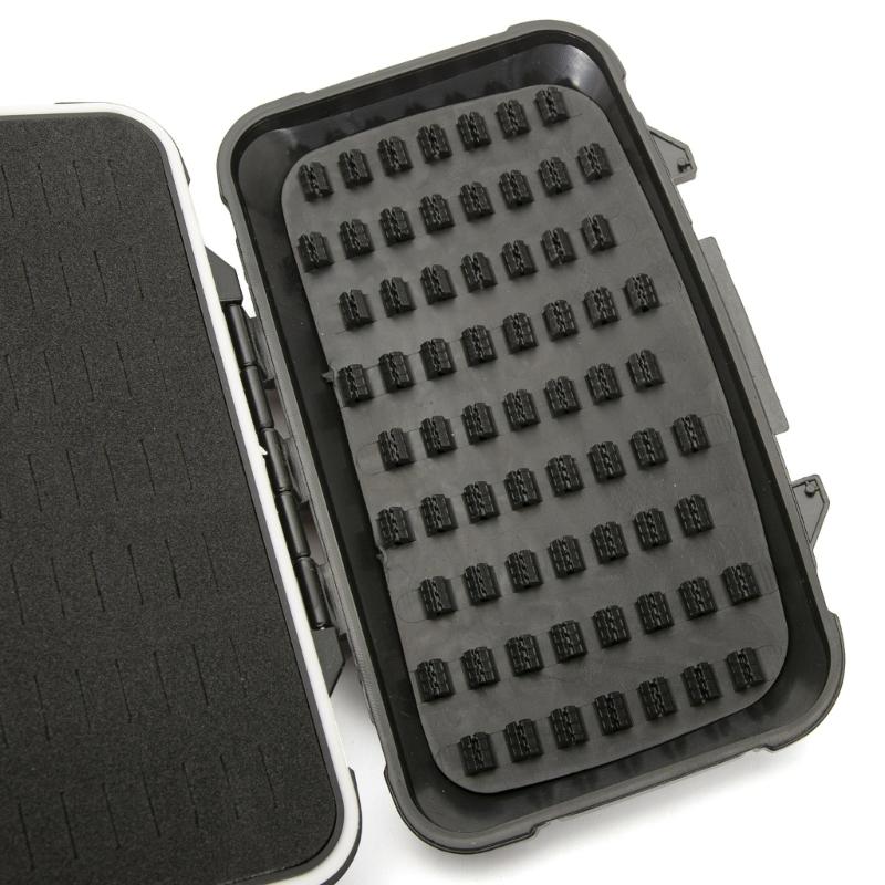 Durable Fly Fishing Tool Kits Box Four-sided Waterproof Fishing Fly Box Easy-Grips Fishing Gear Combos Fly Fishing Box