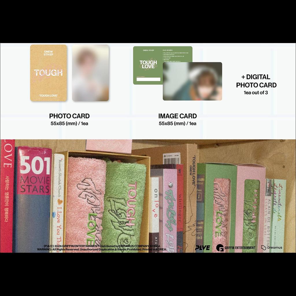 [Pre-order] [SET] ONEW (SHINee) TOUGH LOVE (TOWEL BOOK Ver.) + Free Gift