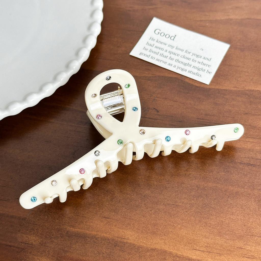 Acetate Rhinestonedecorated Unique Hair Claw Clips For Women Offering A Touch Of Glamour And Style