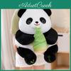 Adorable Bamboo Shoot Panda Plush Toy For Kids Soft Comforting Cuddly Doll