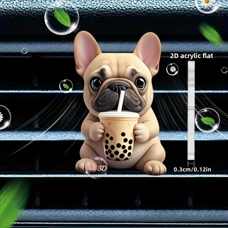 Car Outlet Vent Perfume Clips 2D Air Freshener Diffuser Conditioning Aromatherapy Perfume Clip Car Interior Decoration