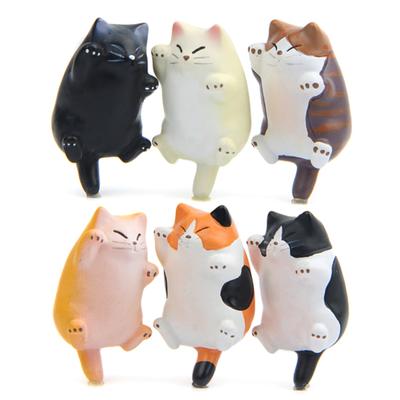 Cartoon Fat Cat Refrigerator Animal Fridge Magnetic Sticker Resin Home Decor