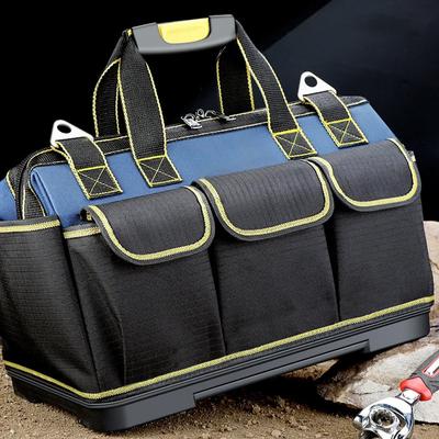 Multifunctional 13In-23Inch Tool Bag Thicken Big Capacity Waterproof Wear-Resistant Toolkit Multipocket Electrician Storage Bag